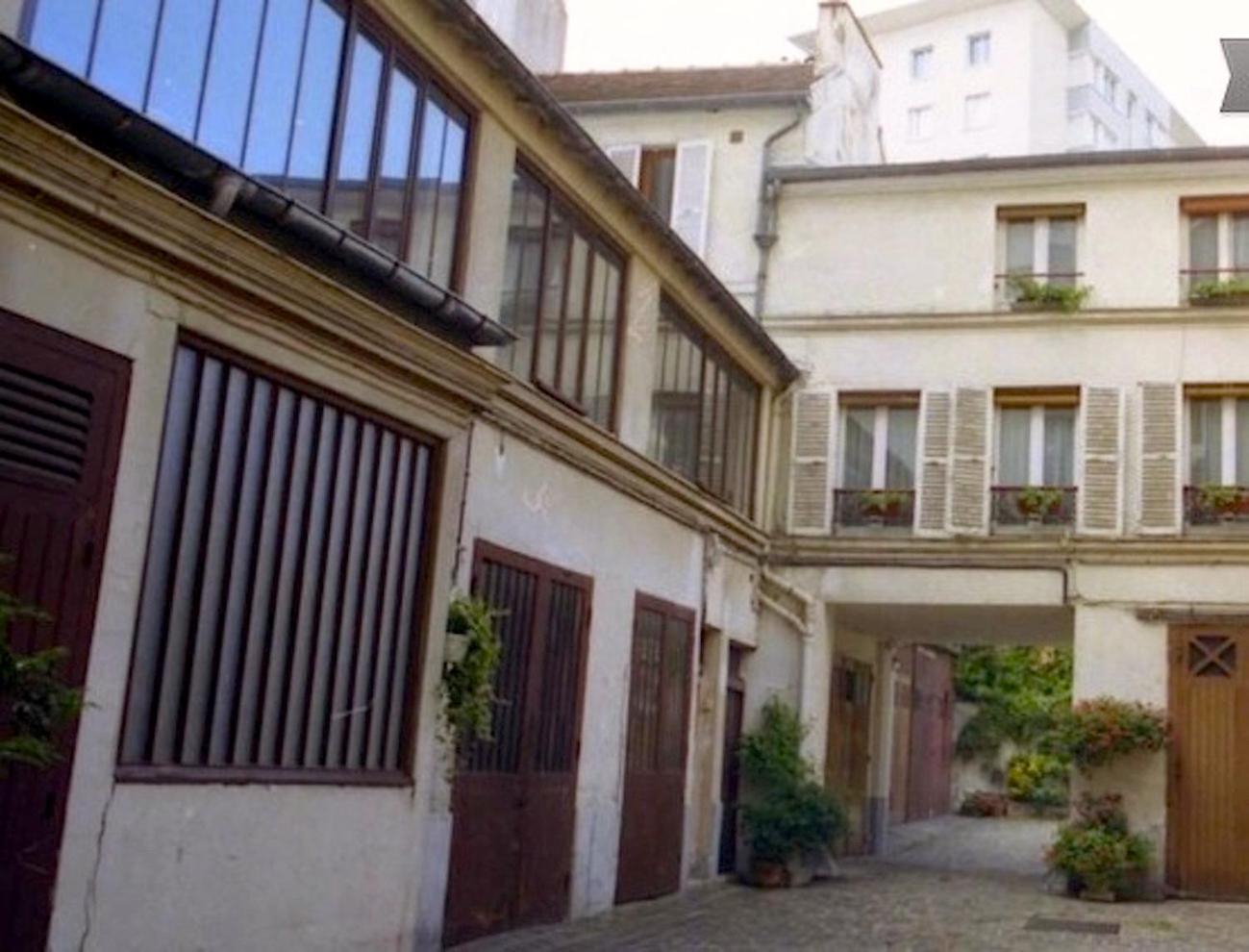 Appartamento Loft Character With A View Of Court Parigi Esterno foto